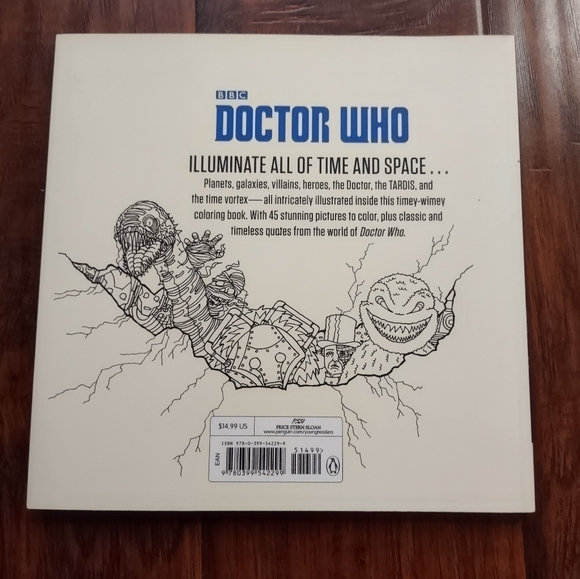 Doctor Who Adult Coloring Book - Picture 2 of 2